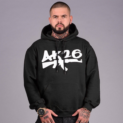 Classic fekete hoodie